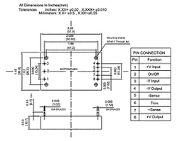 Converter: DC/DC; 75W; Uin: 9÷75V; 48VDC; Iout: 1.56A; 66g; 200kHz