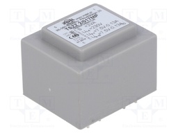 Transformer: encapsulated; 2VA; 230VAC; 7.5V; 7.5V; 0.13A; 0.13A