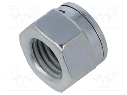 Nut; hexagonal; M16; zinc plated steel; DIN 267; self-retaining