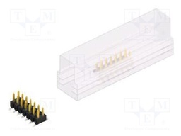 Connector: pin strips; pin header; male; PIN: 14; 2.54mm; SMT; 2x7