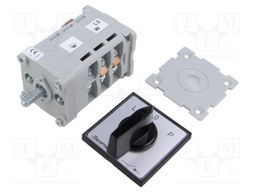 Switch: cam switch; Stabl.pos: 3; 40A; L-0-P; Poles: 3; Pos: 3; IP65