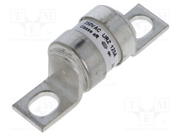 Fuse: fuse; gR; 125A; 250VAC; ceramic,industrial; 17x27mm