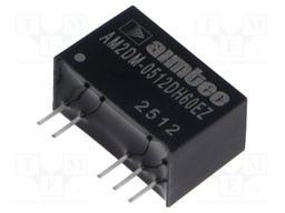 Converter: DC/DC; 2W; SIP7; AM2DM-EZ