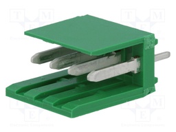 Socket; wire-board; male; AMPMODU MOD I; 3.96mm; PIN: 4; THT; tinned