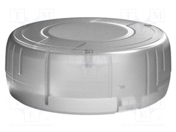 Enclosure: for alarms; Z: 40mm; ABS; semi-transparent; Ø: 95mm