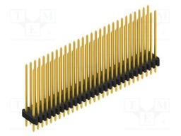 Connector: pin strips; pin header; male; PIN: 58; 1.27mm; THT; 2x29