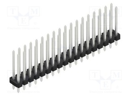 Connector: pin strips; pin header; male; PIN: 36; 2.54mm; THT; 2x18