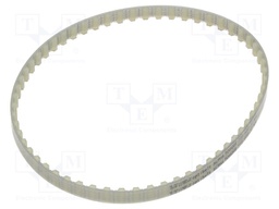 Timing belt; T10; W: 10mm; H: 4.5mm; Lw: 600mm; Tooth height: 2.5mm