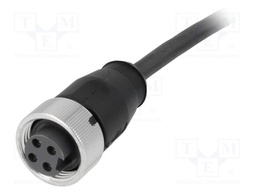 Plug; 7/8"; 3m; female; PIN: 4; straight; with lead; TPU