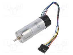 Motor: DC; with encoder,with gearbox; HP; 6VDC; 6.5A; 97rpm; 103g