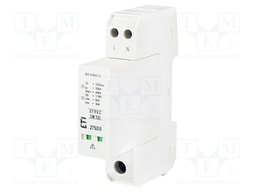 Surge arrester; Type 2+3; Poles: 2; 40kA; Uoper.max: 275VAC; IP20