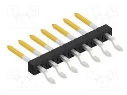 Connector: pin strips; pin header; male; PIN: 7; 2mm; SMT; 1x7; 100V
