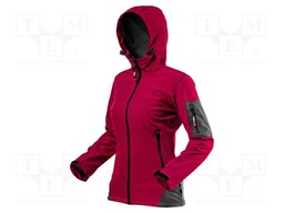 Soft-shell jacket; Size: M; red; women's,waterproof