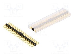 Connector: pin strips; pin header; male; PIN: 72; 2.54mm; SMT; 2x36