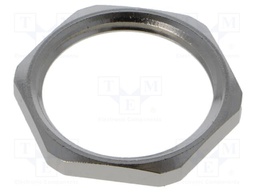 Nut; G1"; brass; Plating: nickel