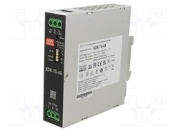 Power supply: switching; for DIN rail mounting; XDR-75