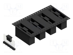 Connector: pin strips; pin header; male; PIN: 10; 2.54mm; SMT; 1x10