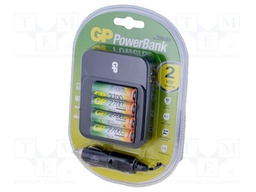 Charger: microprocessor-based; Ni-MH; Size: AA,AAA