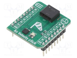 Click board; anemometer; I2C; FS3000; prototype board; 3.3VDC