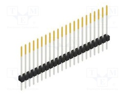 Connector: pin strips; pin header; male; PIN: 22; 2.54mm; THT; 1x22