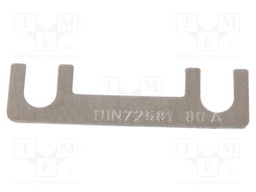 Fuse: fuse; 80A; 32VDC; automotive,strip fuse; 41mm; M5 screw