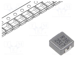 Inductor: wire; SMD; 360nH; ±20%; 7.1x6.6x2.8mm