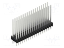 Connector: pin strips; pin header; male; PIN: 36; 1.27mm; THT; 2x18