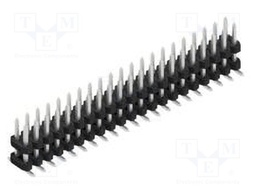 Connector: pin strips; pin header; male; PIN: 42; 2mm; SMT; 2x21