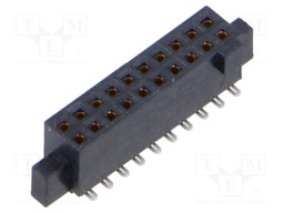 Connector: PCB to PCB; female; PIN: 20; 1.27mm; SFM; SMT; socket