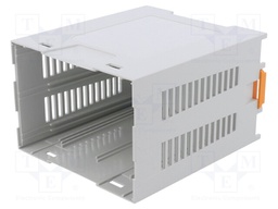Enclosure: enclosure base; 52.5mm; ABS; grey; UL94HB