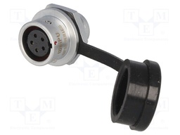 Socket; female; SF12; PIN: 5; IP67; 5A; soldering; 180V; 0.75mm2