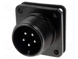 Connector: circular; Series: DS/MS; socket; male; PIN: 5; soldering