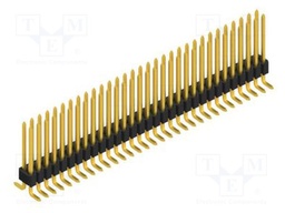 Connector: pin strips; pin header; male; PIN: 62; 1.27mm; SMT; 2x31