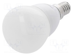 LED lamp; warm white; E14; 230VAC; 470lm; 5.5W; 2700(typ)K