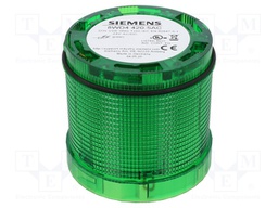 Signaller: lighting; LED; green; Usup: 24VDC; Usup: 24VAC; IP65