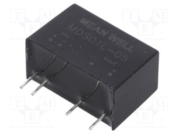 Converter: DC/DC; 1W; Uin: 4.5÷5.5V; 5VDC; Iout: 200mA; SIP7; 4.2g