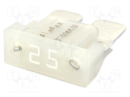 Fuse: fuse; 25A; 32VDC; automotive; 16.2mm; 16.2x6.5x18.5mm