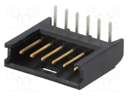 Socket; wire-board; male; AMPMODU MOD II; 2.54mm; PIN: 6; THT
