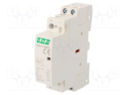 Contactor: 2-pole installation; NC + NO; 24VDC; 25A; DIN