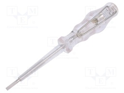 Voltage tester; insulated; slot; 3,0x0,5mm; Blade length: 65mm