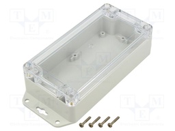 Enclosure: multipurpose; X: 80mm; Y: 160mm; Z: 45mm; ZP; ABS; gasket