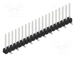 Connector: pin strips; pin header; male; PIN: 20; 2.54mm; SMT; 1x20