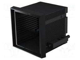 Enclosure: panel; X: 72mm; Y: 72mm; Z: 57mm; ABS + PC,PPO; black