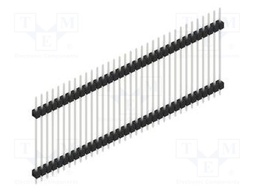 Connector: pin strips; pin header; male; PIN: 34; 2.54mm; THT; 1x34
