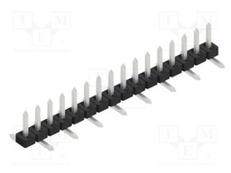 Connector: pin strips; pin header; male; PIN: 16; 2mm; SMT; 1x16