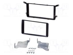 Radio frame; Mitsubishi; 2 DIN; black