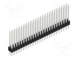 Connector: pin strips; pin header; male; PIN: 50; 1.27mm; THT; 2x25