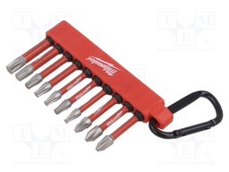 Kit: screwdriver bits; impact; 15pcs.