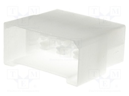 Terminals cover; male; for push-on 6.3mm connectors with lock