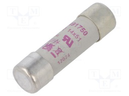 Fuse: fuse; aR; 25A; 690VAC; 700VDC; 14x51mm